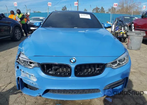 2015 BMW M4 z USA, uszkodzony, nr VIN WBS3R9C54FK333953